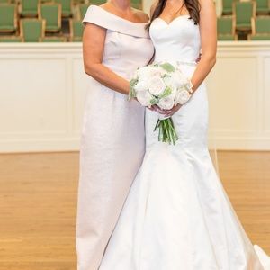 Pale Pink Mother of the Bride Gown